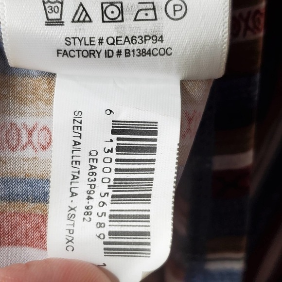 BCBGeneration Short Sleeve Mini Swing Dress Striped Size XS - Picture 7 of 10